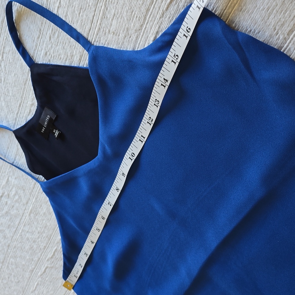 The Limited Blue and Black Layered Tank Top - Picture 6 of 8